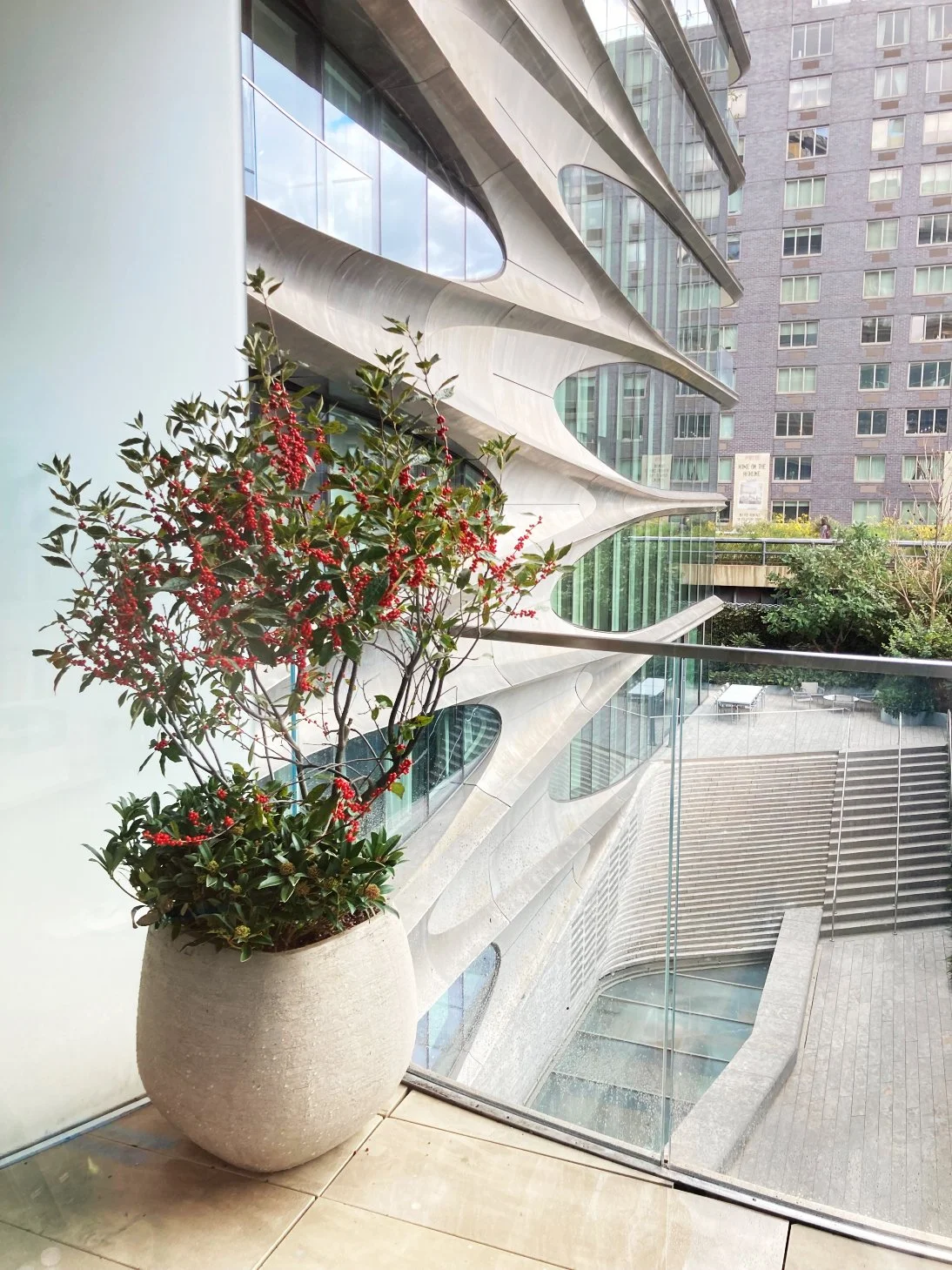 Zaha Hadid Building — Blue Dahlia
